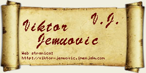 Viktor Jemuović vizit kartica